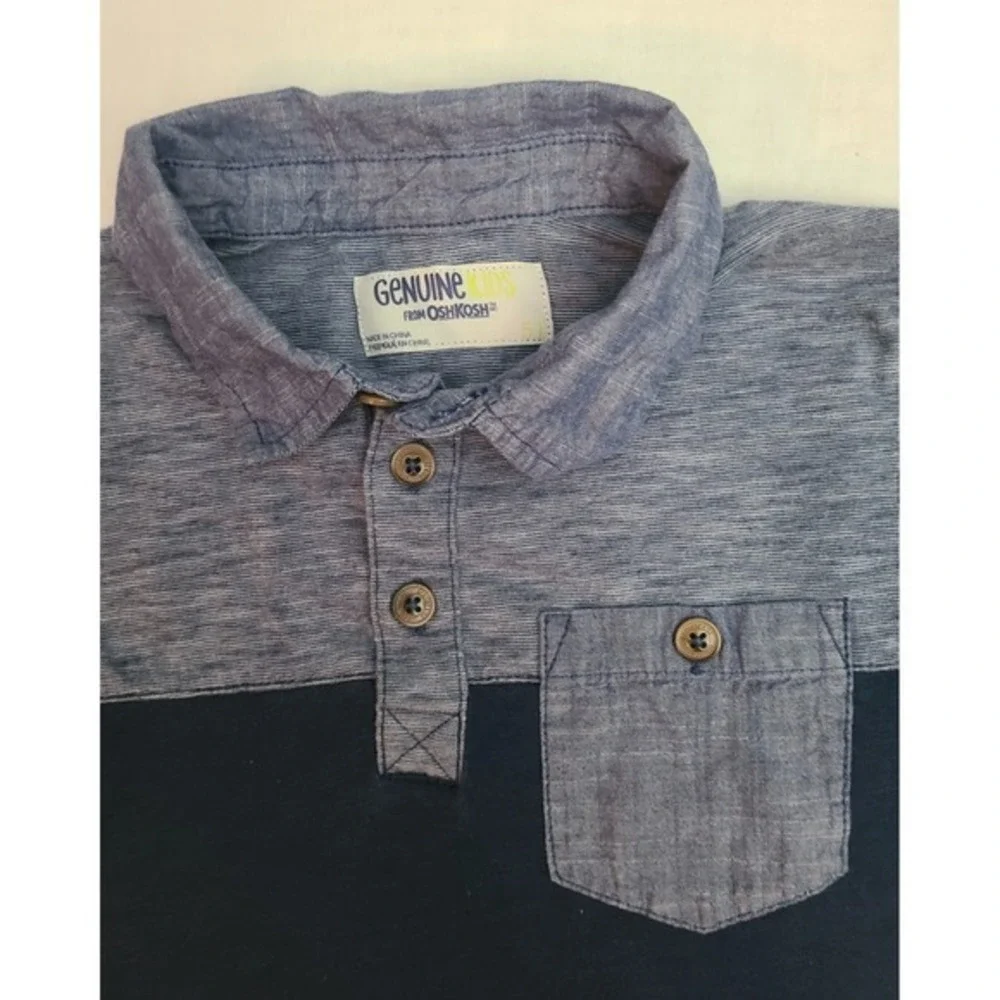 Oshkosh Polo Shirt Top Size 5T USA Genuine‎ Kids